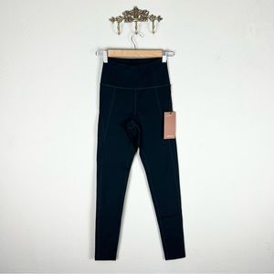 NWT NEW Girlfriend Collective Compressive High Rise Leggings in Black Size XS